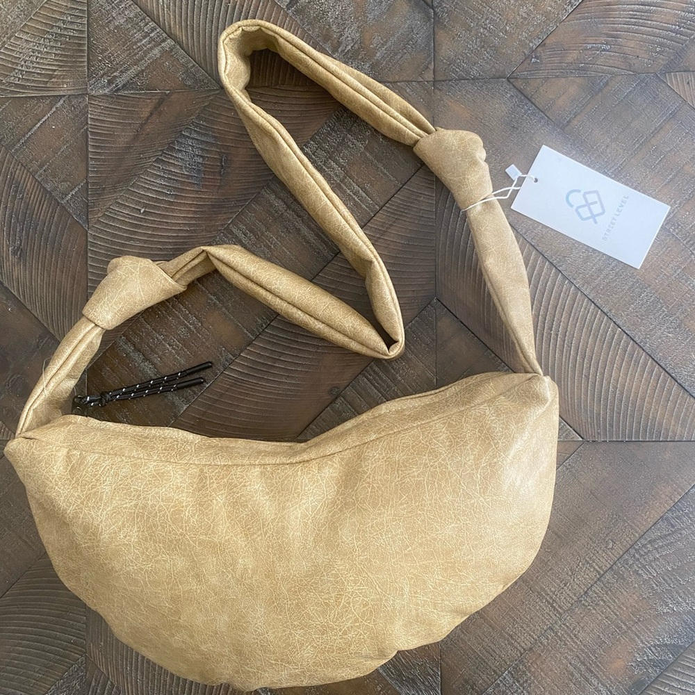 Street Level Light Tan crossbody/ Shoulder Bag